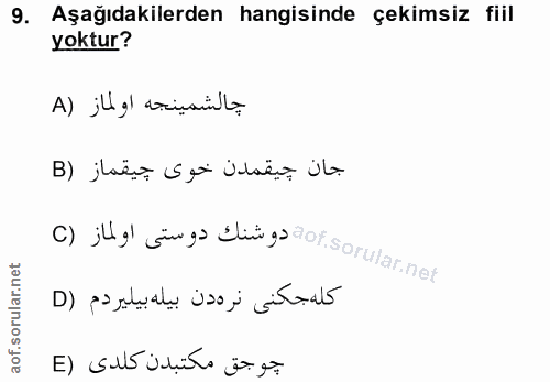 Soru 9