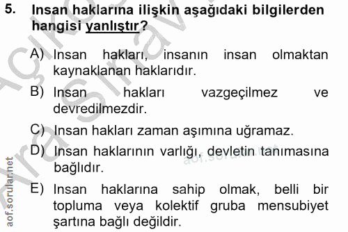 Soru 5
