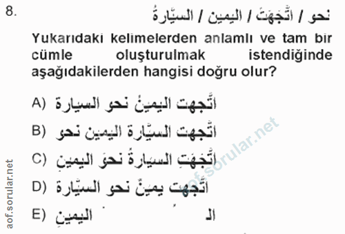 Soru 8