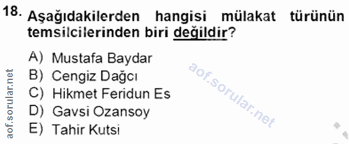 Soru 18