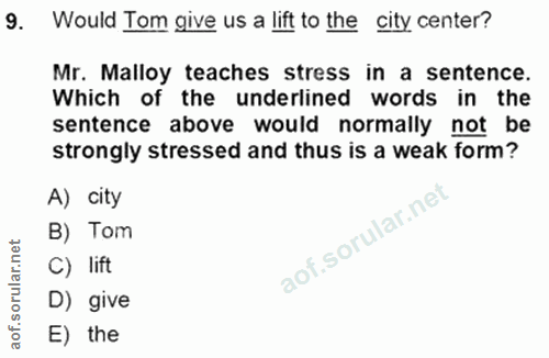 Soru 9