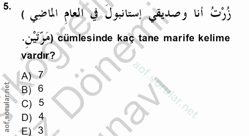 Soru 5