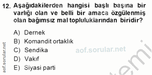 Soru 12