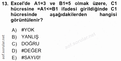 Soru 13