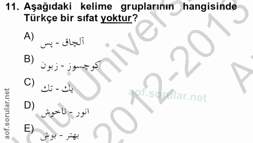 Soru 11