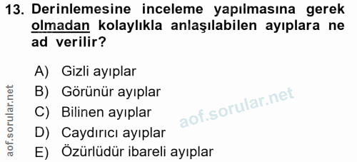 Soru 13