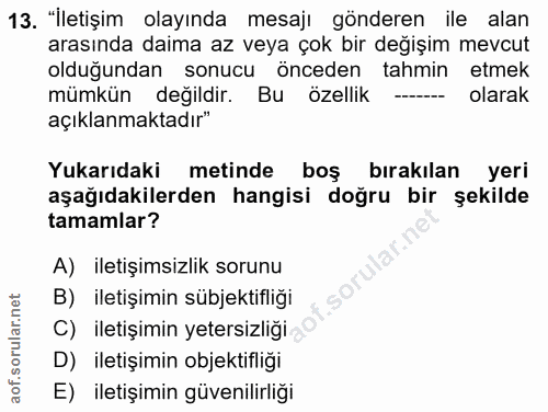 Soru 13
