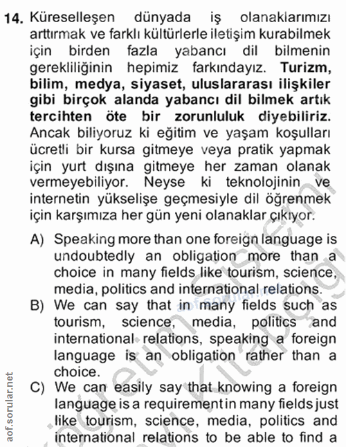 Soru 14