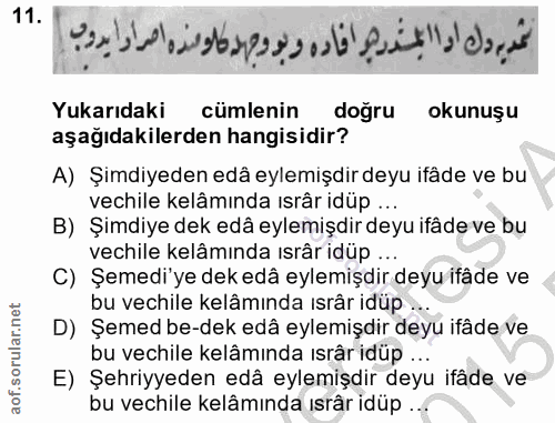 Soru 11