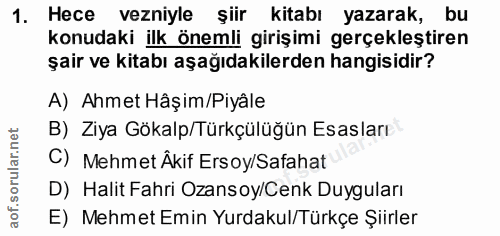 Soru 1
