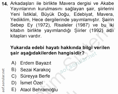 Soru 14