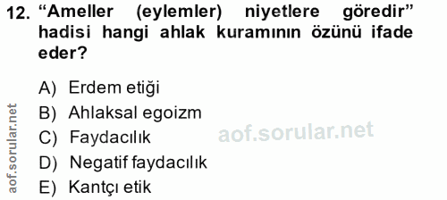 Soru 12