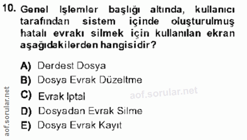 Soru 10
