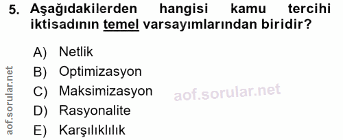 Soru 5