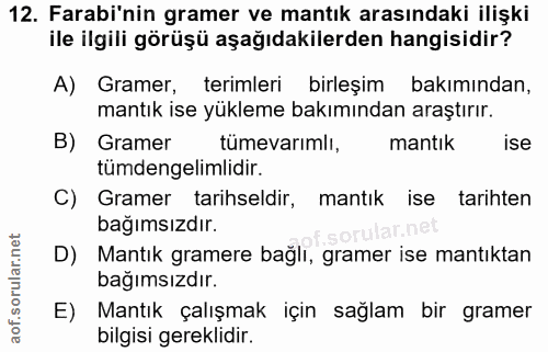Soru 12