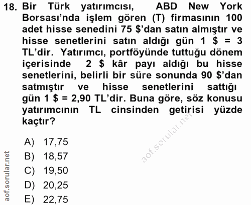 Soru 18