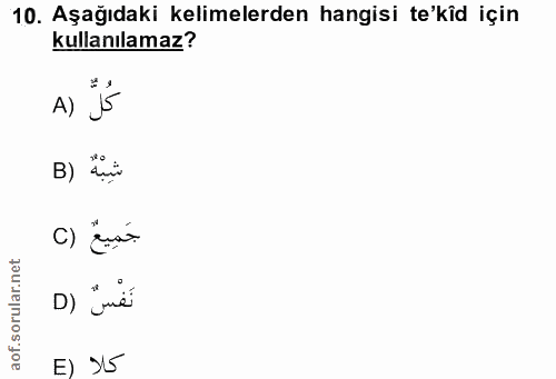 Soru 10