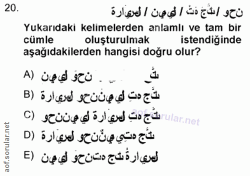 Soru 20