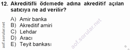 Soru 12