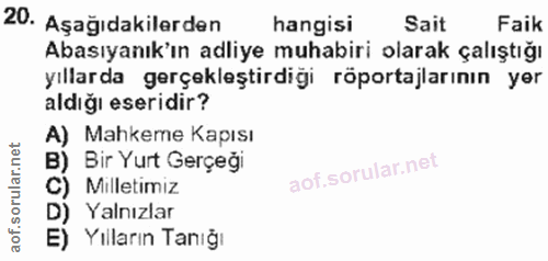 Soru 20