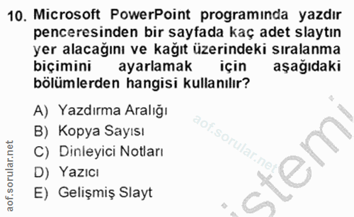 Soru 10