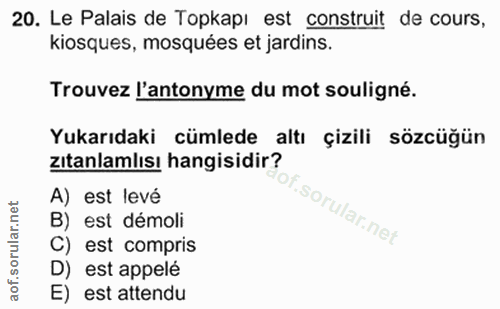 Soru 20