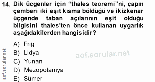 Soru 14
