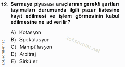 Soru 12