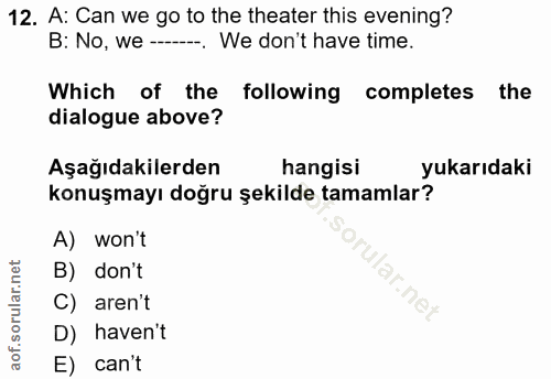 Soru 12