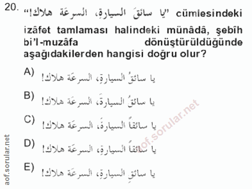 Soru 20
