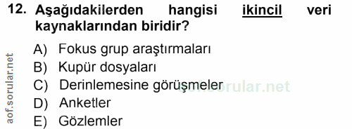 Soru 12