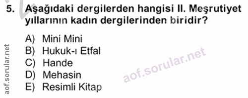 Soru 5
