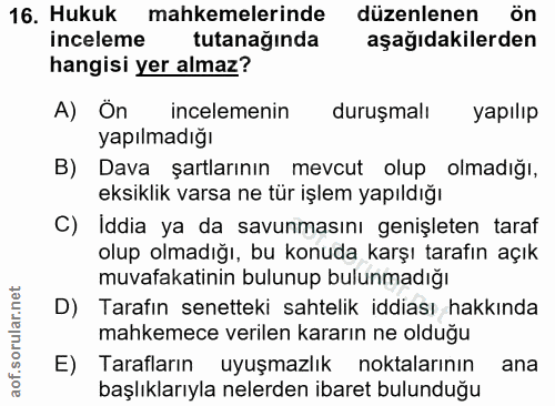 Soru 16