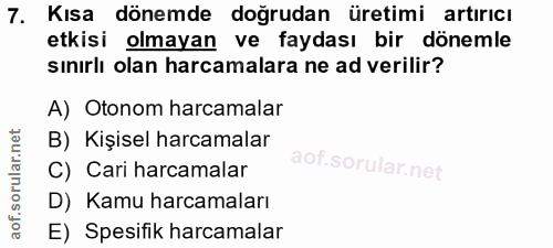 Soru 7
