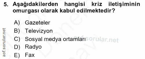 Soru 5