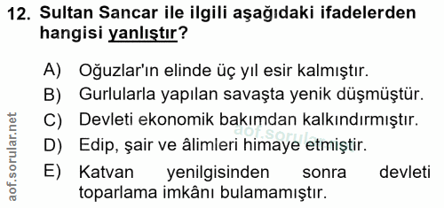 Soru 12