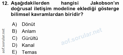 Soru 12