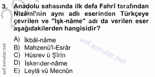 Soru 3