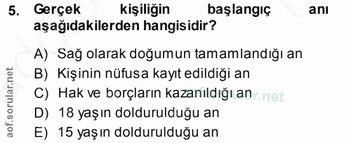 Soru 5
