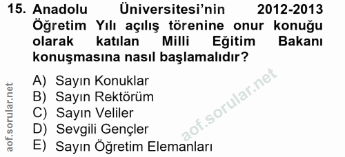 Soru 15