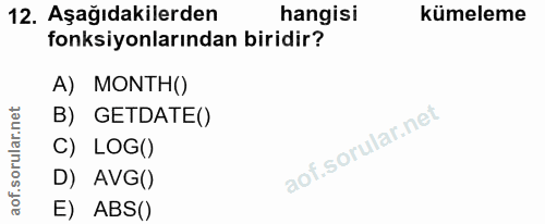 Soru 12