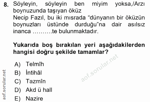 Soru 8