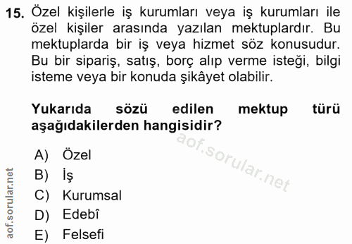 Soru 15