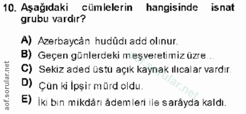 Soru 10