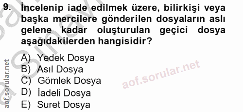 Soru 9