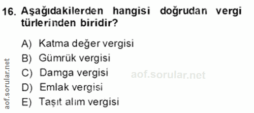 Soru 16