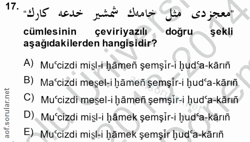 Soru 17