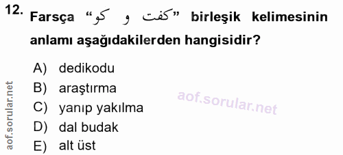 Soru 12