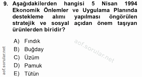 Soru 9