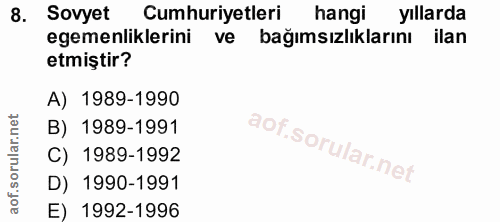Soru 8